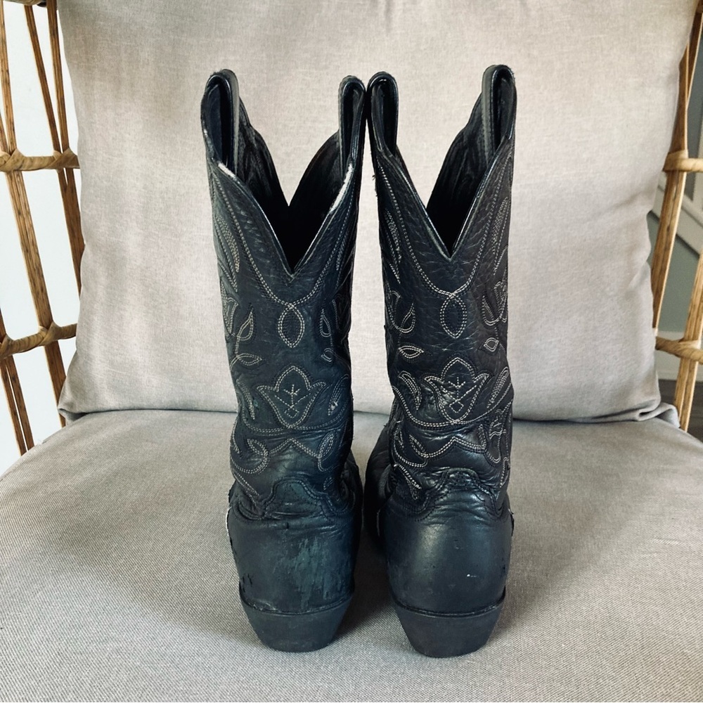 🤠 Ariat Black Western Cowboy Boots | Snip Toe | Women’s 6.5 C | AS-IS - Picture 7 of 8